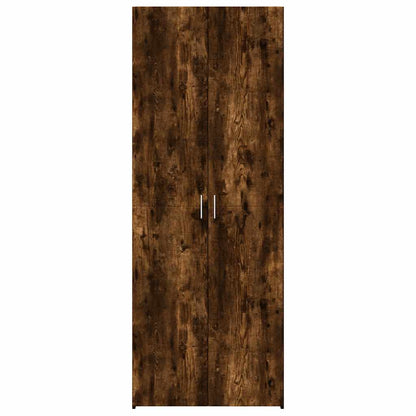Highboard Smoked Oak 70x42,5x185 cm Engineered Wood
