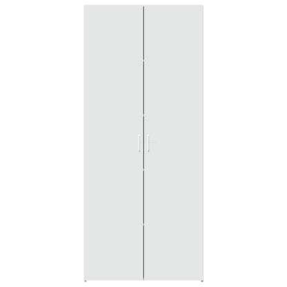 Highboard White 80x42,5x185 cm Engineered Wood