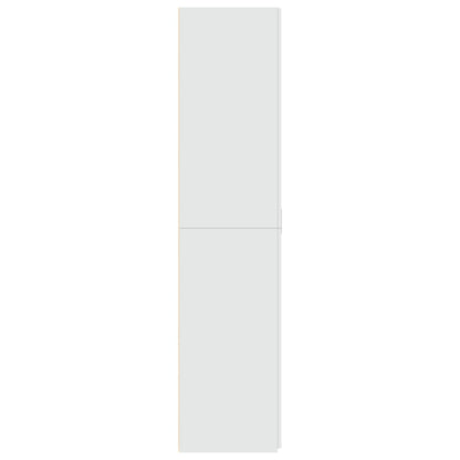 Highboard White 80x42,5x185 cm Engineered Wood
