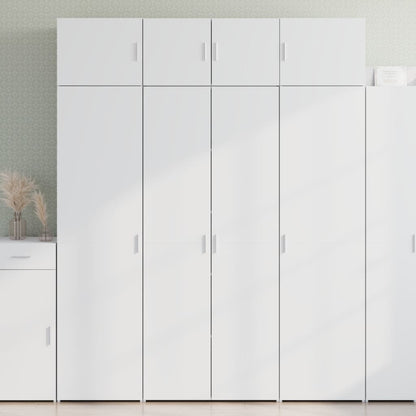 Highboard White 80x42,5x185 cm Engineered Wood
