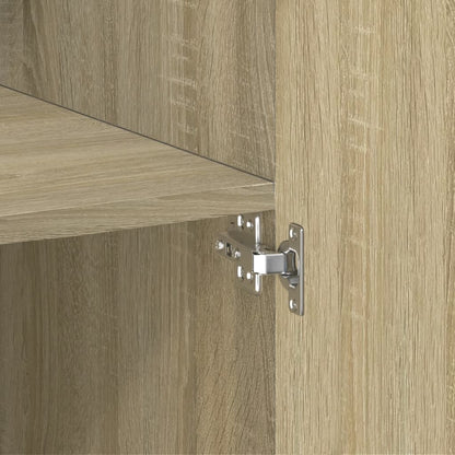 Highboard Sonoma Oak 80x42,5x185 cm Engineered Wood