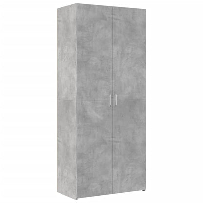 Highboard Concrete Grey 80x42,5x185 cm Engineered Wood