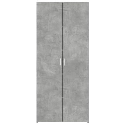 Highboard Concrete Grey 80x42,5x185 cm Engineered Wood