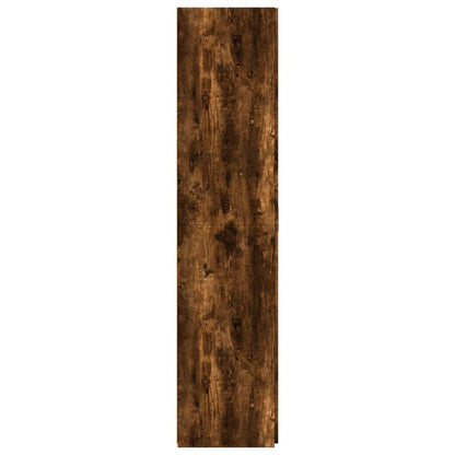 Highboard Smoked Oak 80x42,5x185 cm Engineered Wood