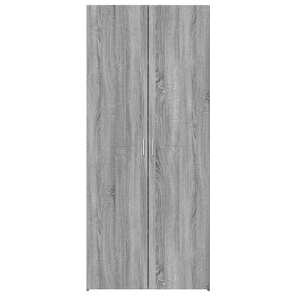 Highboard Grey Sonoma 80x42,5x185 cm Engineered Wood