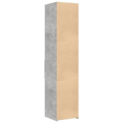 Highboard Concrete Grey 40x42.5x185 cm Engineered Wood