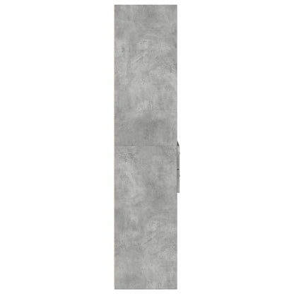 Highboard Concrete Grey 50x42.5x185 cm Engineered Wood