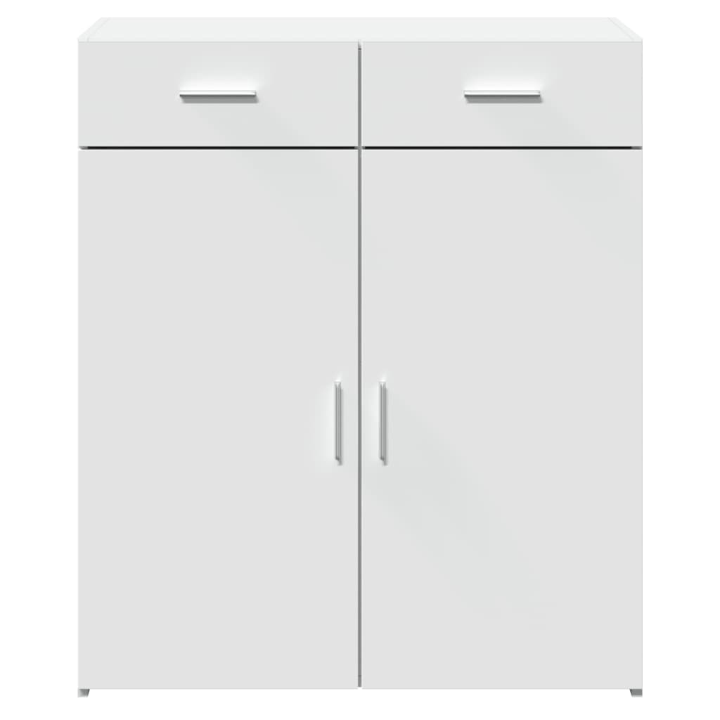 Sideboard White 80x42,5x93 cm Engineered Wood