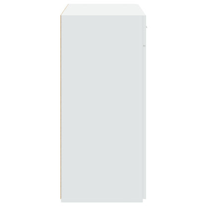 Sideboard White 80x42,5x93 cm Engineered Wood
