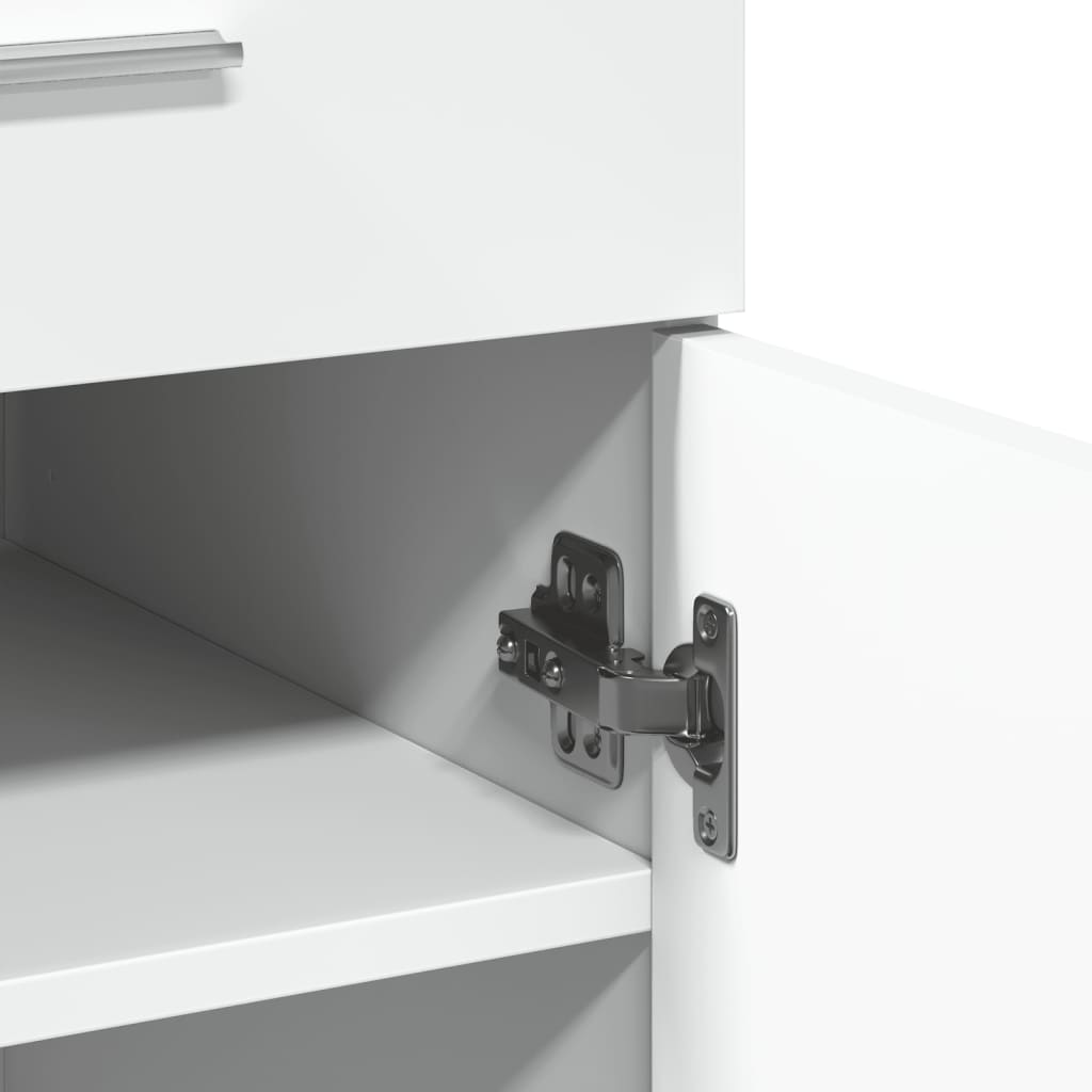 Sideboard White 80x42,5x93 cm Engineered Wood