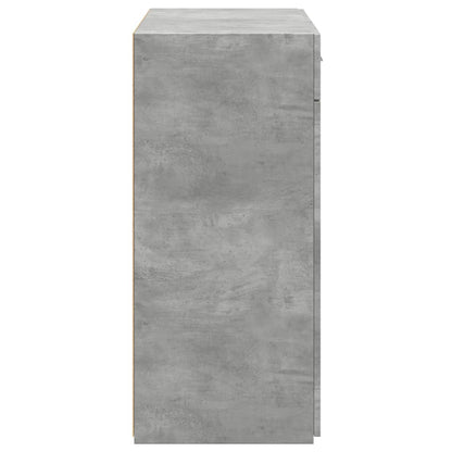 Sideboard Concrete Grey 80x42,5x93 cm Engineered Wood