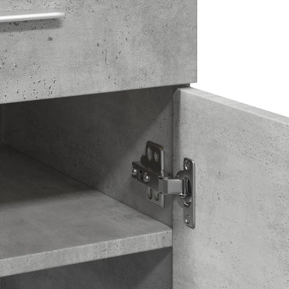 Sideboard Concrete Grey 80x42,5x93 cm Engineered Wood