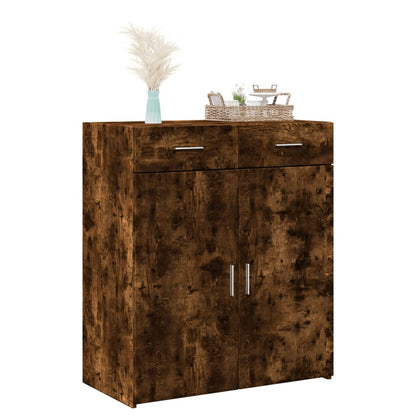Sideboard Smoked Oak 80x42,5x93 cm Engineered Wood