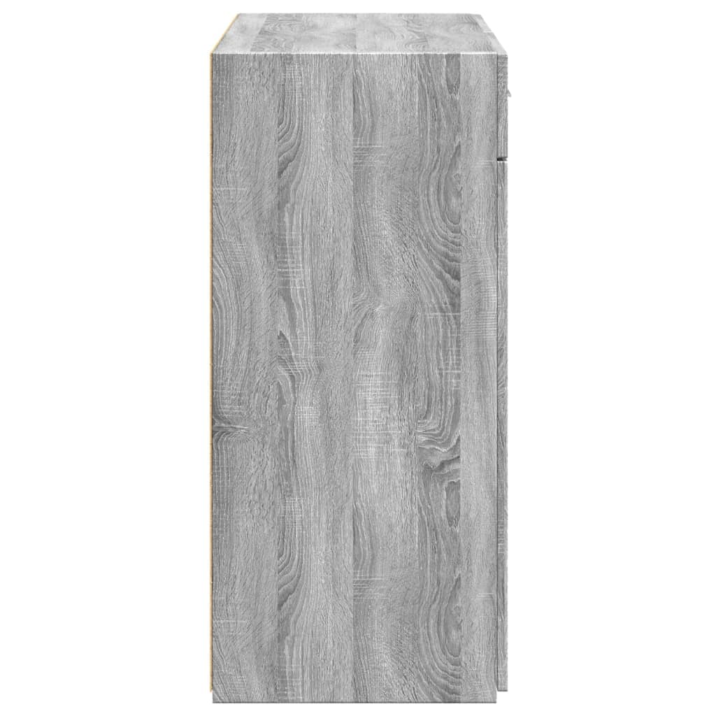 Sideboard Grey Sonoma 80x42,5x93 cm Engineered Wood