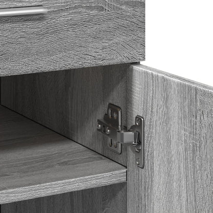 Sideboard Grey Sonoma 80x42,5x93 cm Engineered Wood
