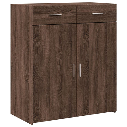 Sideboard Brown Oak 80x42,5x93 cm Engineered Wood