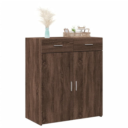 Sideboard Brown Oak 80x42,5x93 cm Engineered Wood