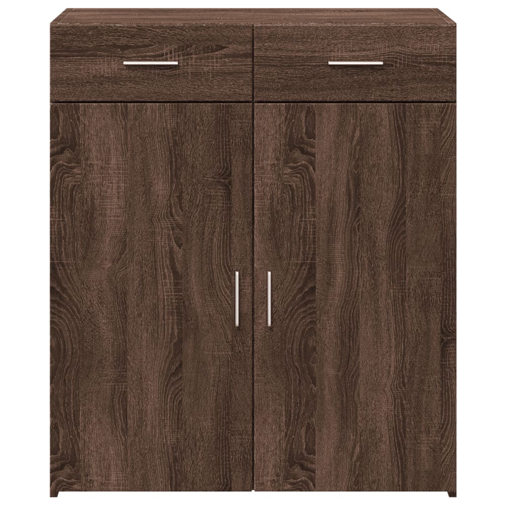Sideboard Brown Oak 80x42,5x93 cm Engineered Wood