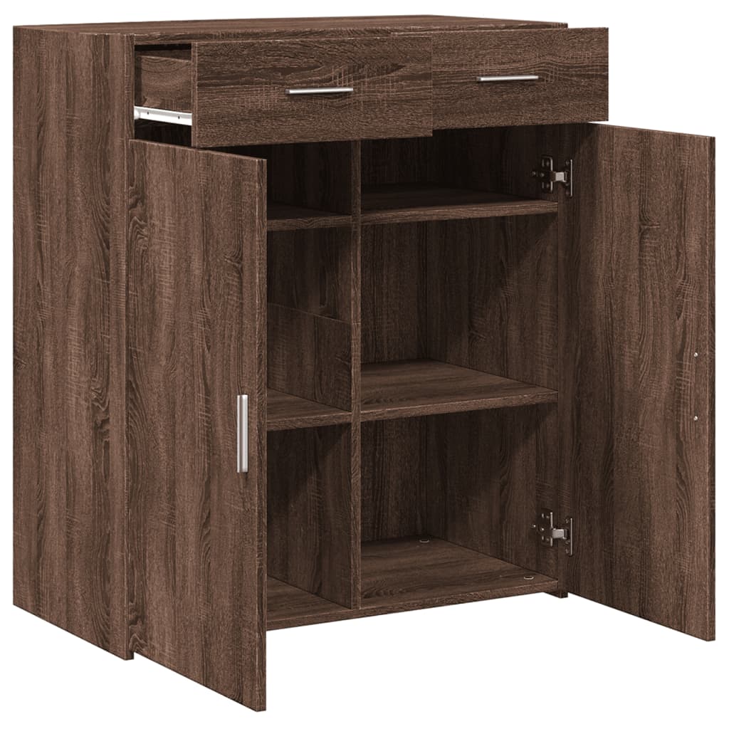 Sideboard Brown Oak 80x42,5x93 cm Engineered Wood