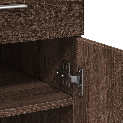 Sideboard Brown Oak 80x42,5x93 cm Engineered Wood