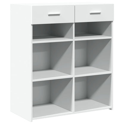 Sideboard White 80x42.5x93 cm Engineered Wood
