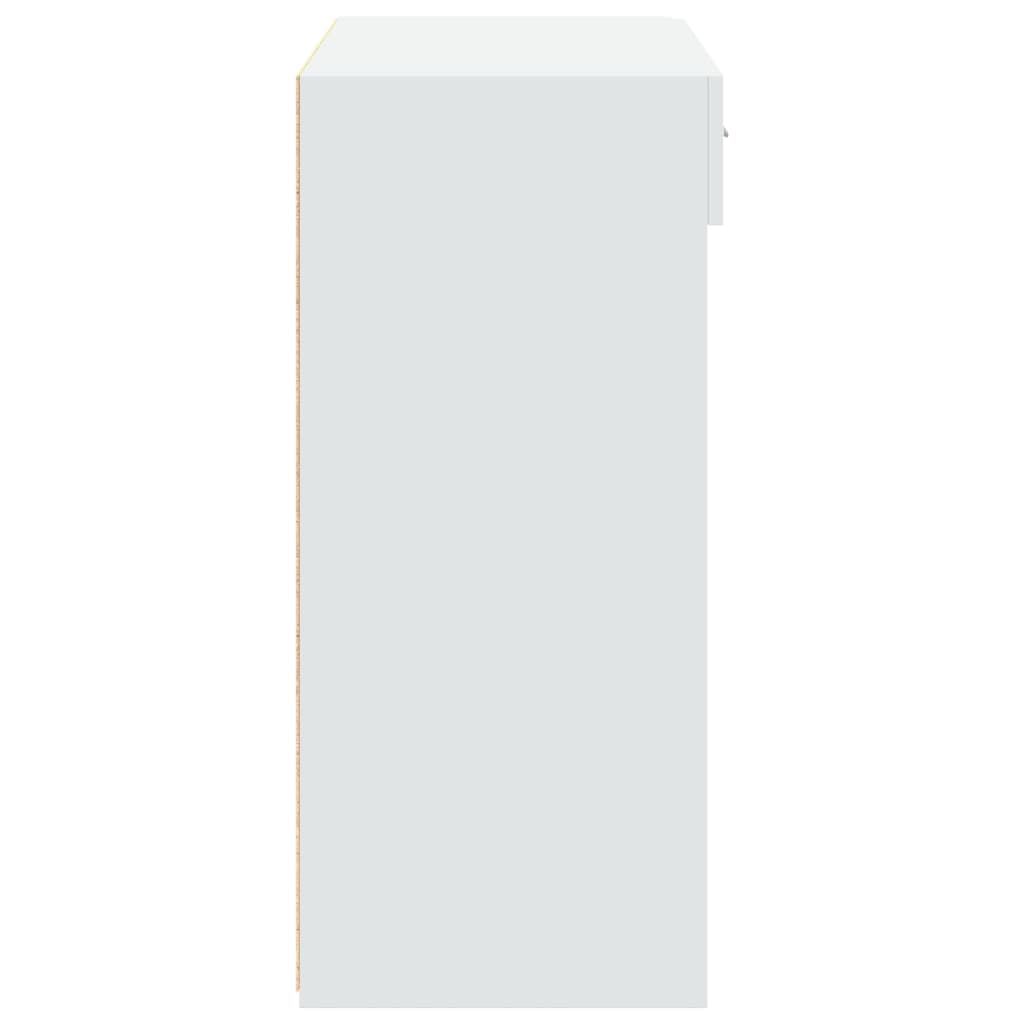 Sideboard White 80x42.5x93 cm Engineered Wood