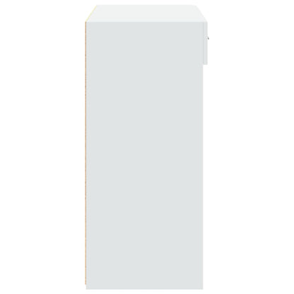 Sideboard White 80x42.5x93 cm Engineered Wood