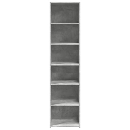 Highboard Concrete Grey 45x41x185 cm Engineered Wood