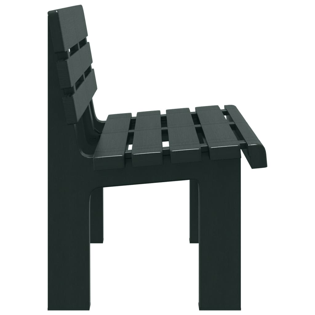 Garden Bench | Green | Polypropylene | 110 x 52 x 71 cm |  Durable