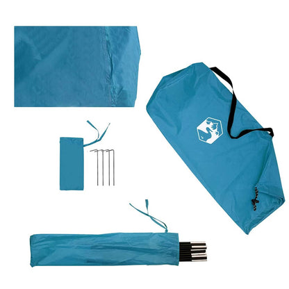Shower Tent Blue Waterproof