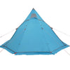 Camping Tent Tipi 5-Person Blue Waterproof