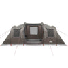 Camping Tent Tunnel 4-Person Brown Waterproof