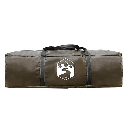 Camping Tent Tunnel 4-Person Brown Waterproof