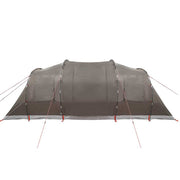 Camping Tent Tunnel 4-Person Brown Waterproof