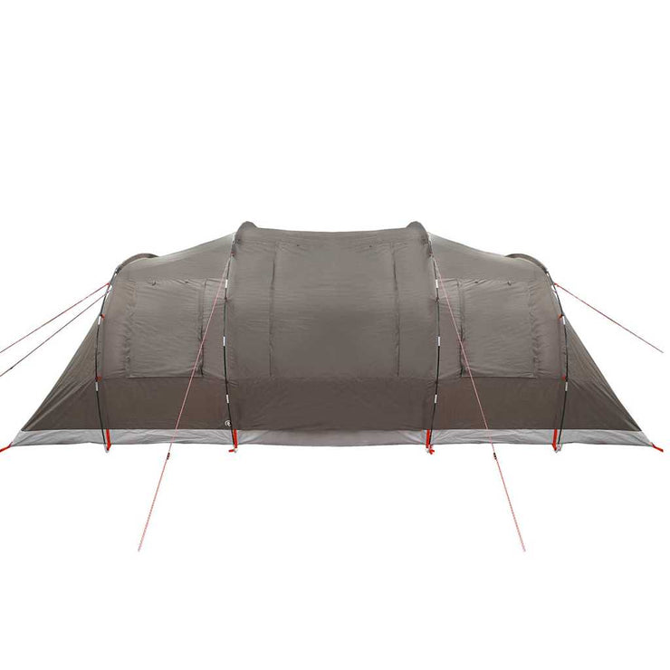 Camping Tent Tunnel 4-Person Brown Waterproof