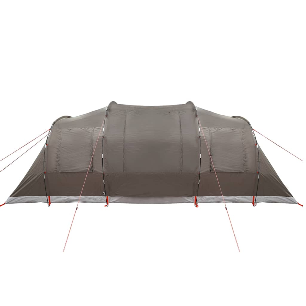 Camping Tent Tunnel 4-Person Brown Waterproof