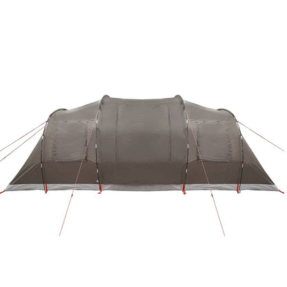 Camping Tent Tunnel 4-Person Brown Waterproof