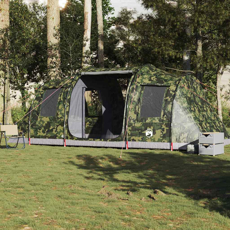 Camping Tent Tunnel 4-Person Camouflage Waterproof
