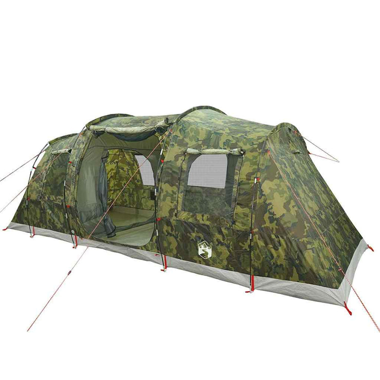 Camping Tent Tunnel 4-Person Camouflage Waterproof