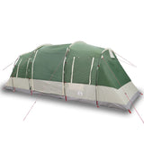 Family Tent Tunnel 6-Person Green Waterproof