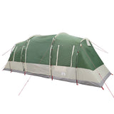 Family Tent Tunnel 6-Person Green Waterproof