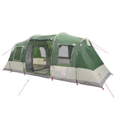 Family Tent Tunnel 6-Person Green Waterproof