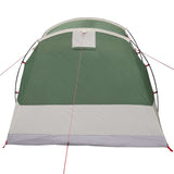 Family Tent Tunnel 6-Person Green Waterproof