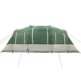 Family Tent Tunnel 6-Person Green Waterproof