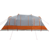 Family Tent Tunnel 6-Person Grey Waterproof