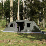 Family Tent Tunnel 6-Person Olive Green Waterproof