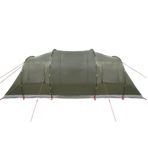 Family Tent Tunnel 6-Person Olive Green Waterproof