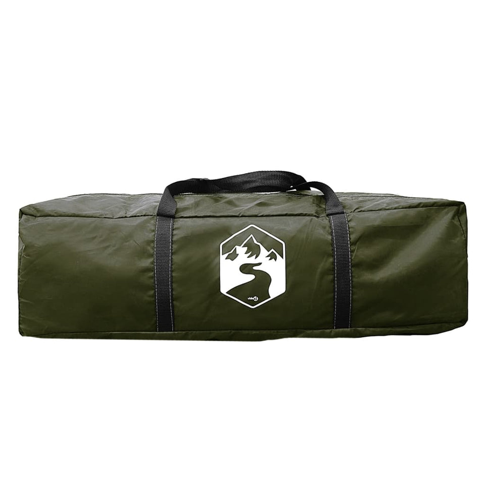 Family Tent Tunnel 6-Person Olive Green Waterproof