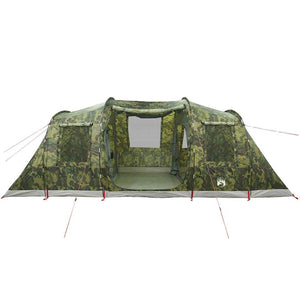 Family Tent Tunnel 6-Person Camouflage Waterproof