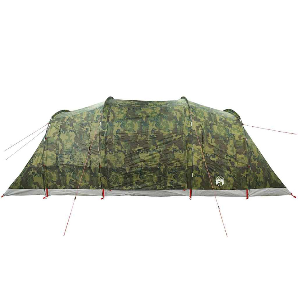 Family Tent Tunnel 6-Person Camouflage Waterproof